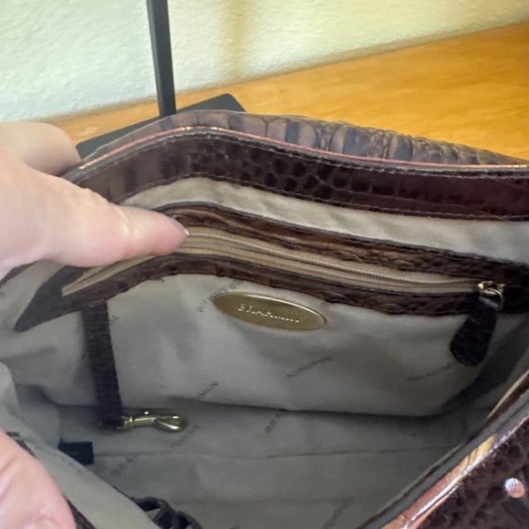 Limited Edition Brahmin croc embossed leather bag - Picture 13 of 16